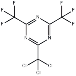 2-(trichloromethyl)-4,6-bis(trifluoromethyl)-1,3,5-triazine