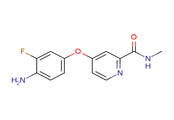 4-(4-Amino-3-fluorophenoxy)-N-methyl-2-pyridinecarboxamide