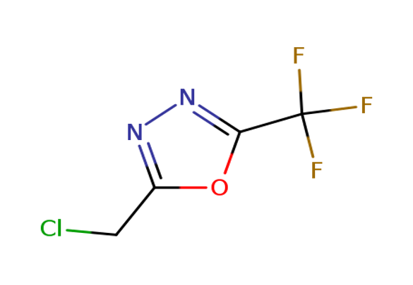 2-(Chloromethyl)-5-(trifluoromethyl)-1,3,4-oxadiazole