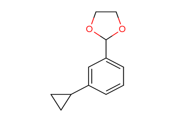 2-(3-cyclopropylphenyl)-1,3-dioxolane