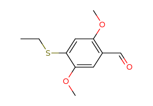 2,5-dimethoxy-4-(ethylthio)benzaldehyde