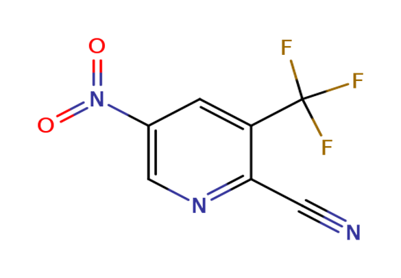 5-Nitro-3-(trifluoromethyl)picolinonitrile