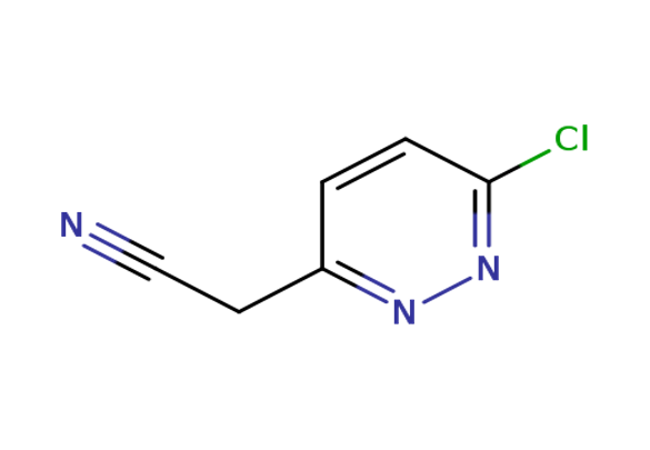 2-(6-chloropyridazin-3-yl)acetonitrile