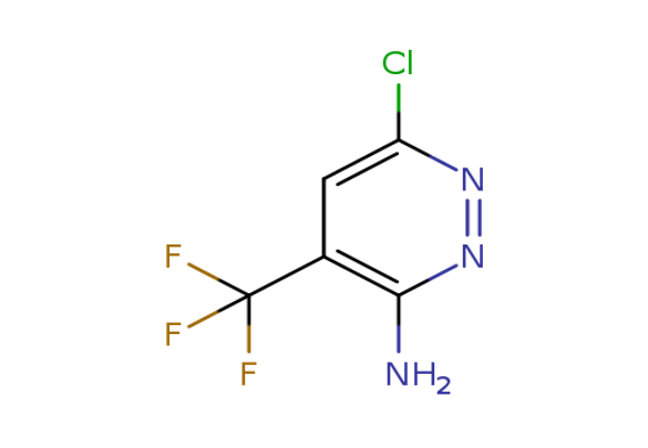 6-chloro-4-(trifluoromethyl)-3-Pyridazinamine