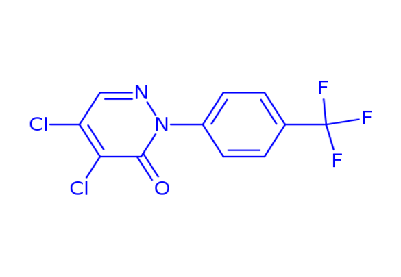 4,5-Dichloro-2-(4-(trifluoromethyl)phenyl)pyridazin-3(2H)-one