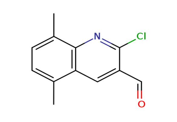 2-chloro-5,8-dimethyl-3-quinolinecarbaldehyde