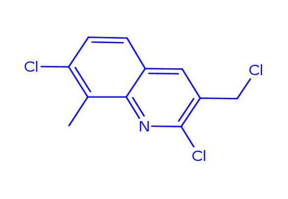 2,7-dichloro-3-(chloromethyl)-8-methylquinoline