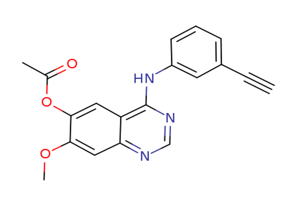 4-((3-ethynylphenyl)amino)-7-methoxyquinazolin-6-yl acetate