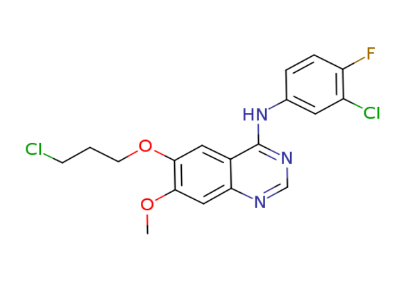 N-(3-Chloro-4-fluorophenyl)-6-(3-chloropropoxy)-7-methoxyquinazolin-4-amine