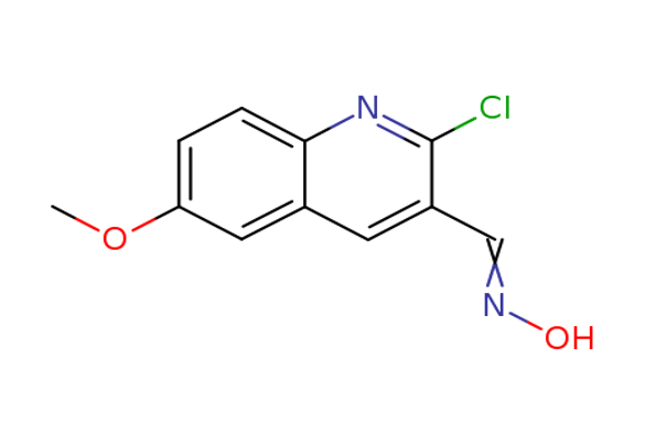 2-Chloro-6-methoxy-3-quinolinecarbaldehyde oxime