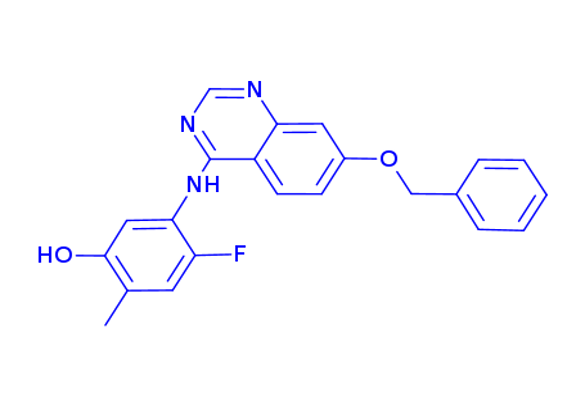 4-Fluoro-2-methyl-5-[[7-(phenylmethoxy)-4-quinazolinyl]amino]phenol