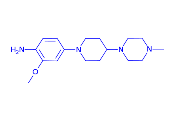 2-methoxy-4-(4-(4-methylpiperazin-1-yl)piperidin-1-yl)aniline