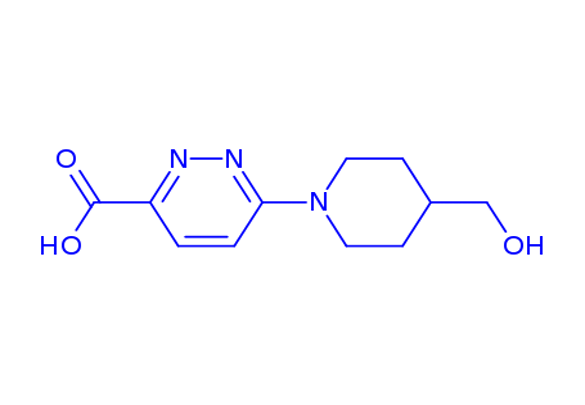 6-[4-(Hydroxymethyl)-1-piperidinyl]-3-pyridazinecarboxylic acid