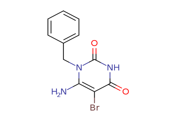6-Amino-1-benzyl-5-bromouracil