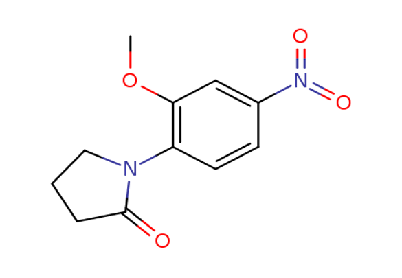 1-(2-methoxy-4-nitrophenyl)- 2-Pyrrolidinone