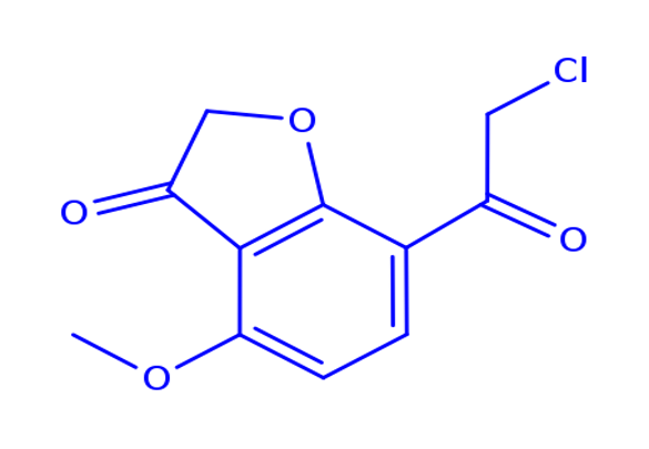7-(2-chloroacetyl)-4-methoxy-1-benzofuran-3-one