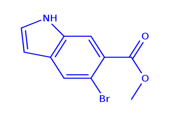 methyl 5-bromo-1H-indole-6-carboxylate