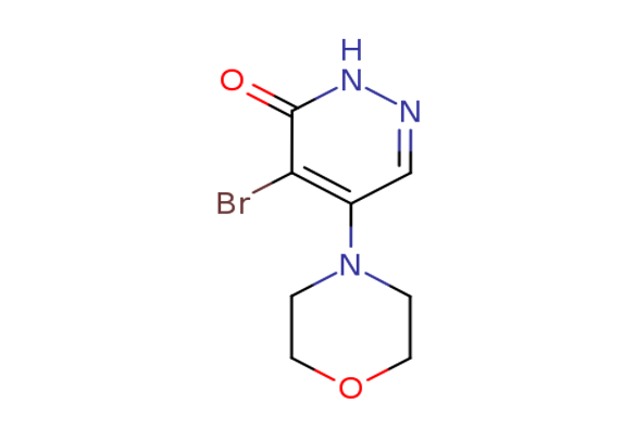 4-bromo-5-morpholin-4-yl-2H-pyridazin-3-one