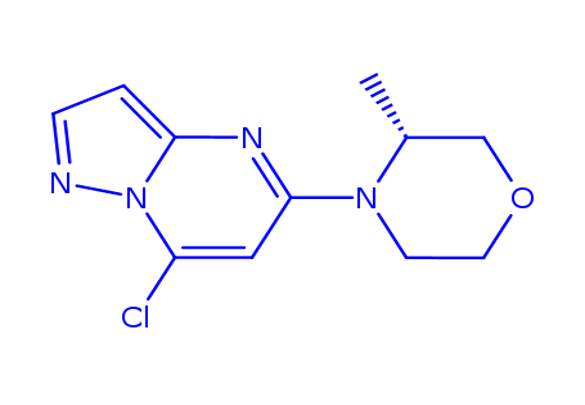 7-chloro-5-[(3R)-3-methyl-4-morpholinyl]-Pyrazolo[1,5-a]pyrimidine
