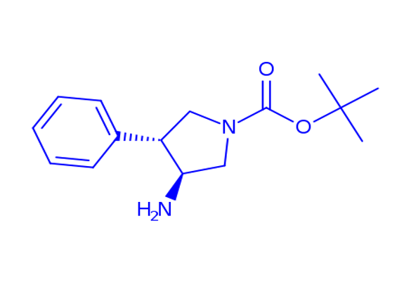 tert-Butyl (3S,4R)-3-amino-4-phenylpyrrolidine-1-carboxylate