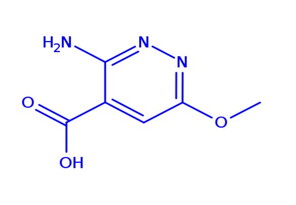 3-Amino-6-methoxy-4-pyridazinecarboxylic acid