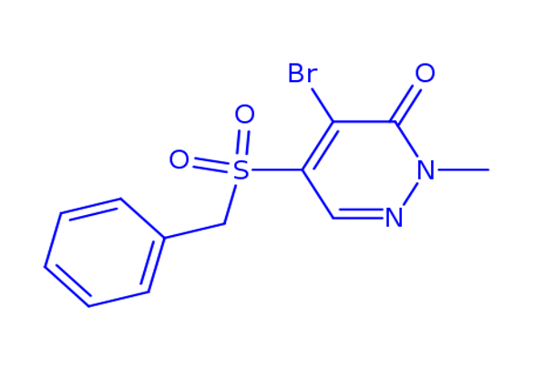 5-(Benylsulfonyl)-4-bromo-2-methyl-3(2H)-pyridazinone