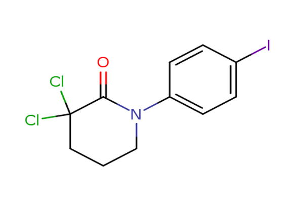 3,3-Dichloro-1-(4-iodophenyl)piperidin-2-one