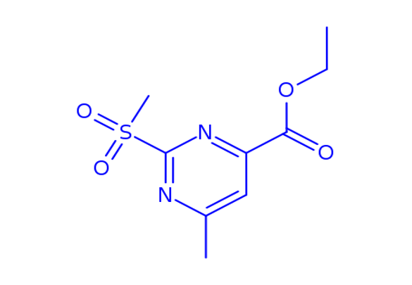 Ethyl 6-methyl-2-(methylsulfonyl)-4-pyrimidinecarboxylate