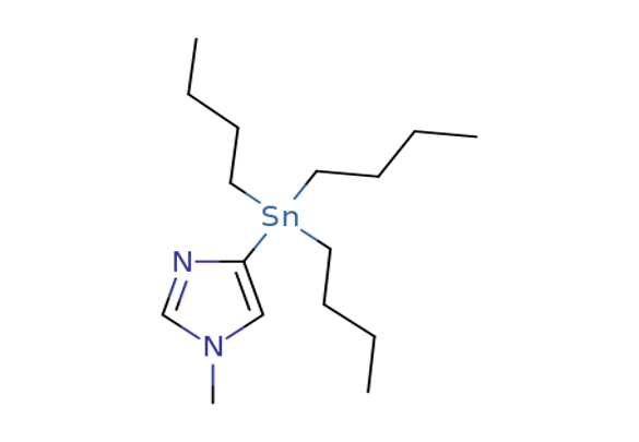 N-Methyl-4-(tributylstannyl)imidazole
