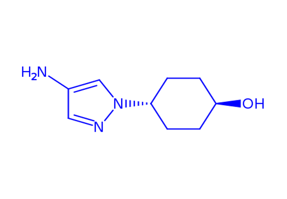 trans-4-(4-amino-1H-pyrazol-1-yl)cyclohexan-1-ol