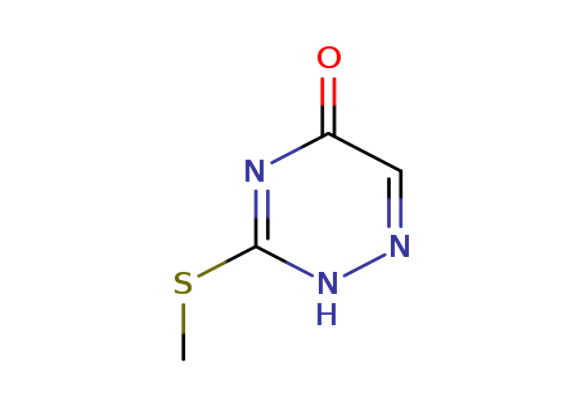 3-methylsulfanyl-2H-1,2,4-triazin-5-one