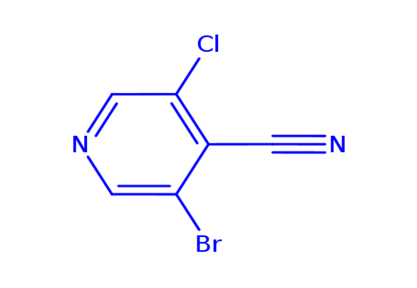 3-broMo-5-chloropyridine-4-carbonitrile