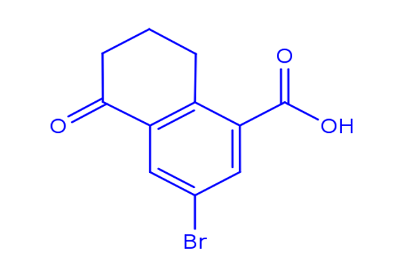 3-Bromo-5-oxo-5,6,7,8-tetrahydronaphthalene-1-carboxylic acid