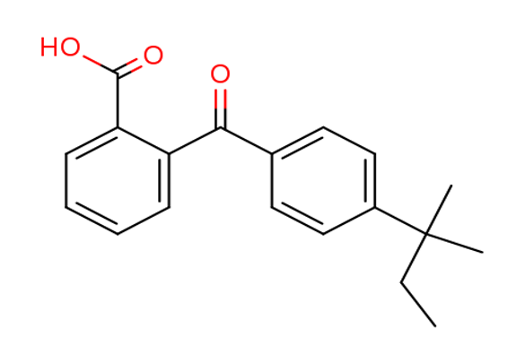 2-[4-(1,1-dimethylpropyl)benzoyl]benzoic acid