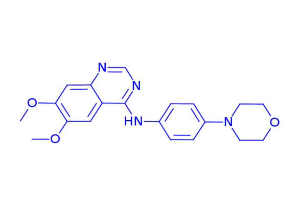 6,7-dimethoxy-N-(4-morpholinophenyl)-4-quinazolinamine