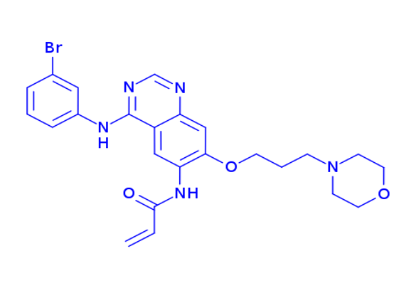 N-[4-[(3-bromophenyl)-amino]-7-[3-(4-morpholino)-propoxy]-quinazolin-6-yl]-acrylamide