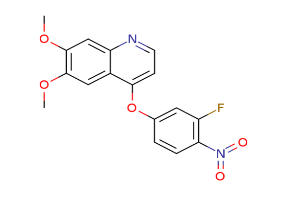 4-(3-fluoro-4-nitrophenoxy)-6,7-dimethoxyquinoline