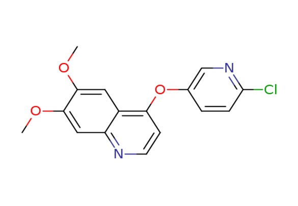 4-((6-Chloropyridin-3-yl)oxy)-6,7-dimethoxyquinoline