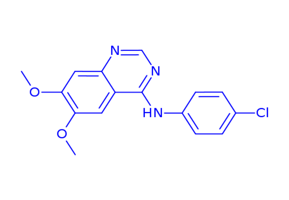 N-(4-chlorophenyl)-N-(6,7-dimethoxy-4-quinazolinyl)amine