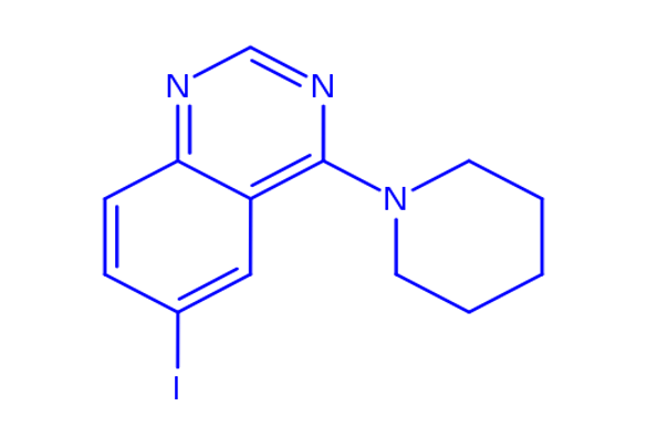 6-Iodo-4-(1-piperidinyl)quinazoline