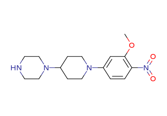 4-(1-(3-methoxy-4-nitrophenyl)piperidin-4-yl)piperazine