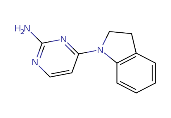 4-(Indolin-1-yl)pyrimidin-2-amine