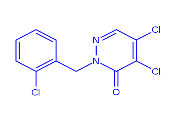 4,5-dichloro-2-[(2-chlorophenyl)methyl]pyridazin-3-one