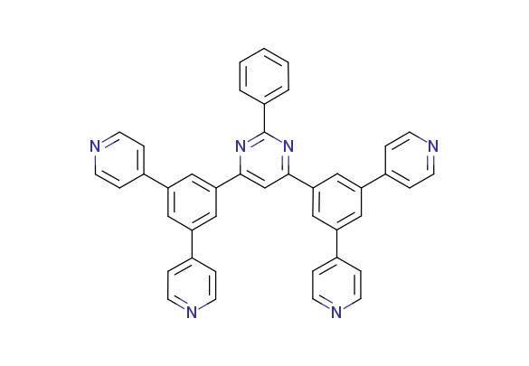 4,6-Bis(3,5-di(pyridin-4-yl)phenyl)-2-phenylpyrimidine