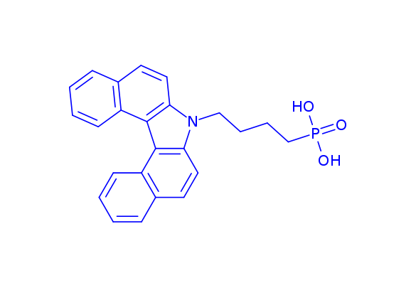 [4-(7H-Dibenzo[c,g]carbazol-7-yl)butyl]phosphonic Acid