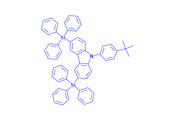 9-(4-tert-Butylphenyl)-3,6-bis(triphenylsilyl)-9H-carbazole