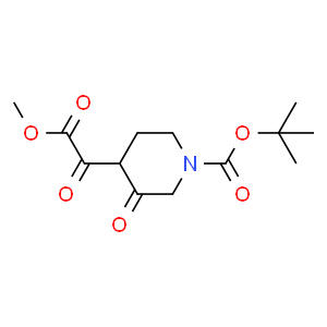 tert-Butyl 4-(2-methoxy-2-oxoacetyl)-3-oxopiperidine-1-carboxylate